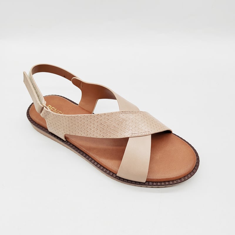 Ρωμαϊκά σανδάλια με εκτύπωση φιδιού, κλείσιμο με αγκράφα, PU πάνω μέρος, καουτσούκ σόλα, επίπεδη σόλα