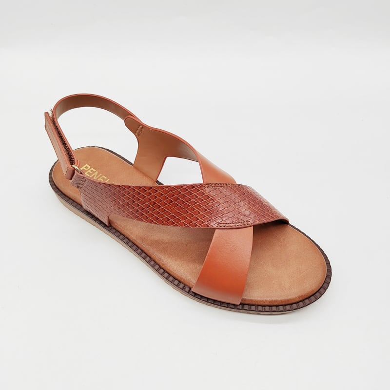 Ρωμαϊκά σανδάλια με εκτύπωση φιδιού, κλείσιμο με αγκράφα, PU πάνω μέρος, καουτσούκ σόλα, επίπεδη σόλα