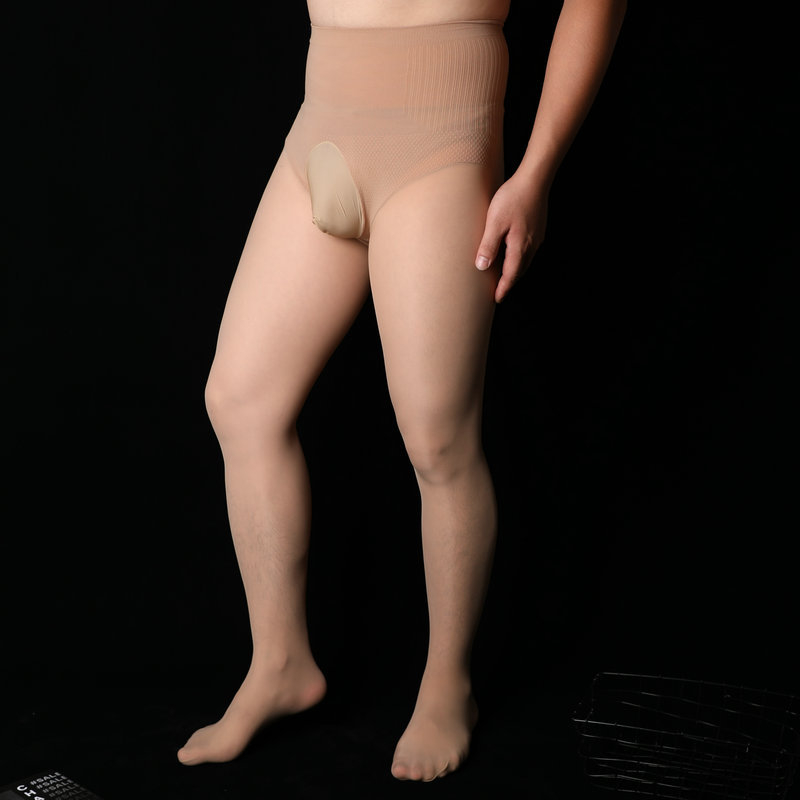 Νάιλον καλσόν με ανύψωση γλουτών, χωρίς ραφές, λεπτά, ακεταϊκό μίγμα 70–80%