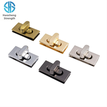 Twist Lock – κούμπωμα για τσάντες από κράμα ψευδαργύρου, Tuoyou μοντέλο 786