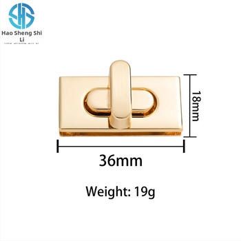 Twist Lock – κούμπωμα για τσάντες από κράμα ψευδαργύρου, Tuoyou μοντέλο 786