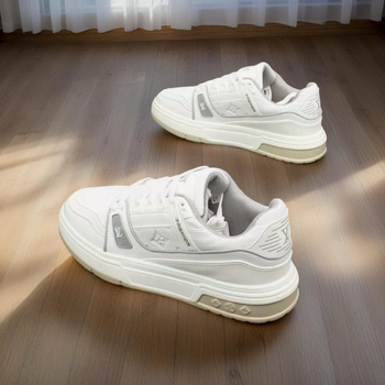 Unisex skate tenisice s niskim gornjim dijelom i debelim potplatom, lagane za svakodnevno nošenje s Hongkong stilom retro otiska (gornji materijal: mikrovlakna; potplat: guma; ulošak: lan; podstava: mreža; zatvaranje: vezanje)