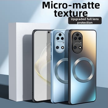 Kryt na Huawei P50 – matný povrch, PC materiál, MagSafe magnet, proti pádom