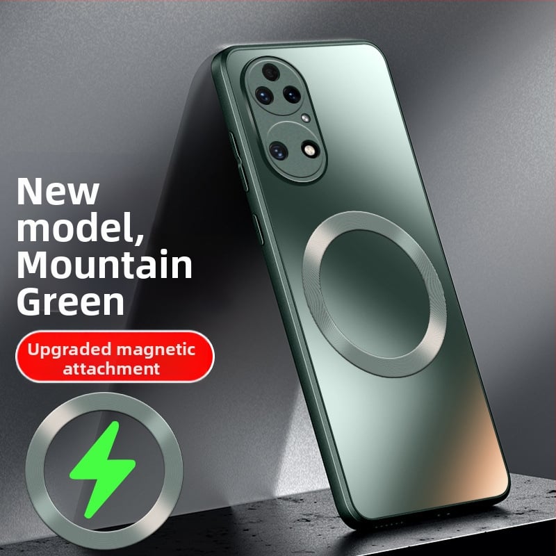 Kryt na Huawei P50 – matný povrch, PC materiál, MagSafe magnet, proti pádom