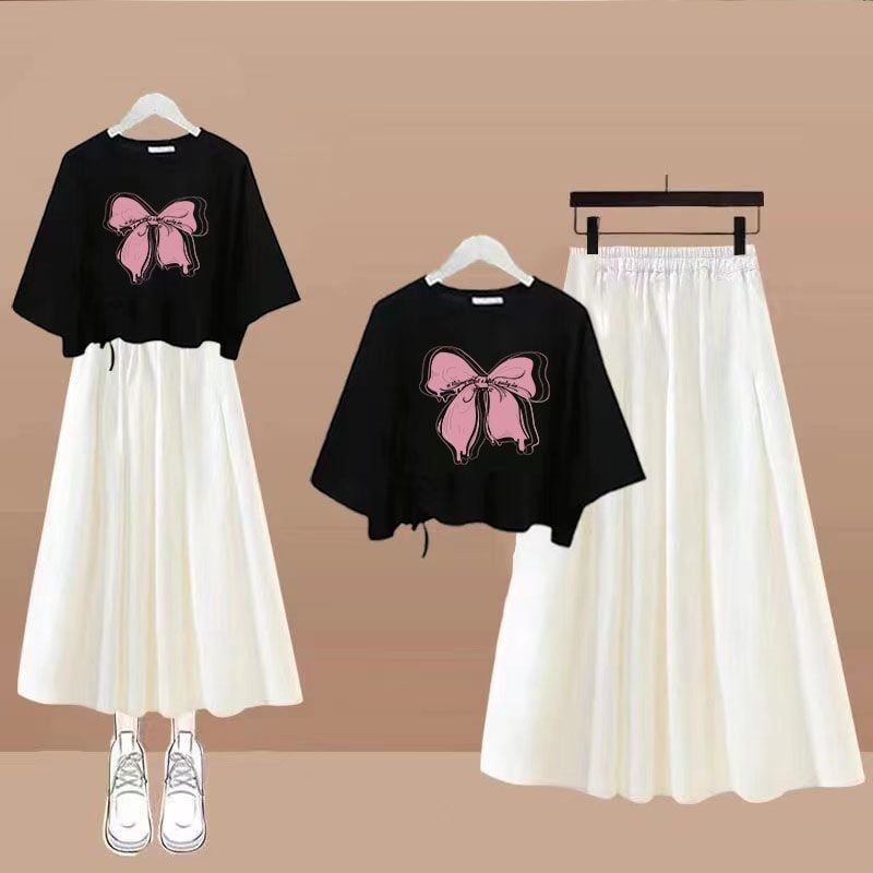 Φόρεμα κοριτσιών σε Α-γραμμή, πολυεστερικό ύφασμα 96-100%, καλοκαίρι 2023, για κορίτσια άνω των 8 ετών, γλυκό και φρέσκο στυλ.