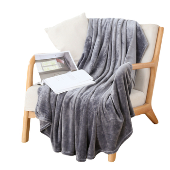 Flanel deka, poliester, 500–800 g, pogodna za sve sezone, moderni minimalistički stil