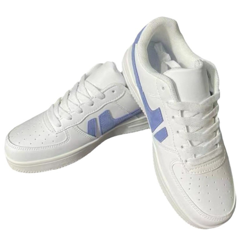 Adidași unisex cu șireturi, partea superioară PU, vârf rotund, toc mic 1–3 cm