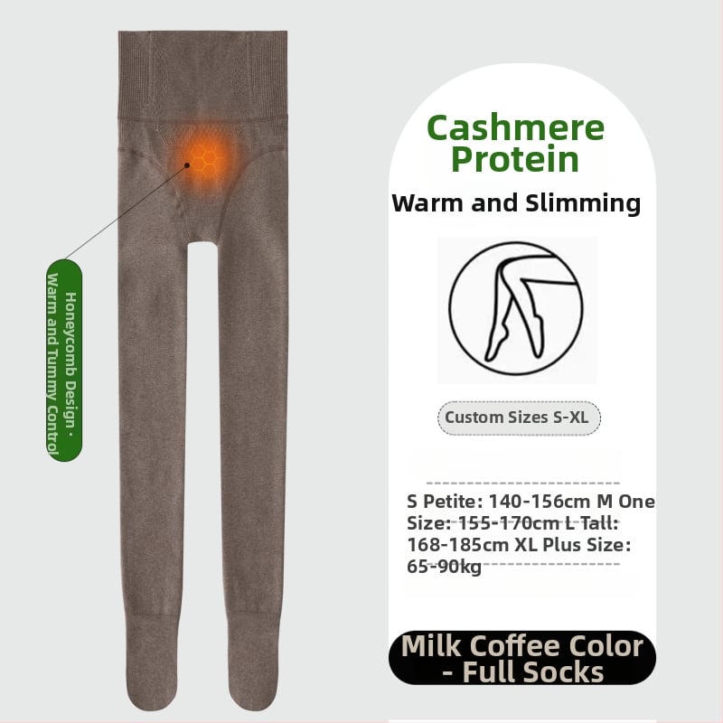 Κολάν γυναικείο με ψηλή μέση και επένδυση φλίς, μακρύ μήκος, σχέδιο ψαριού-κοκαλιά, αντιολισθητικό