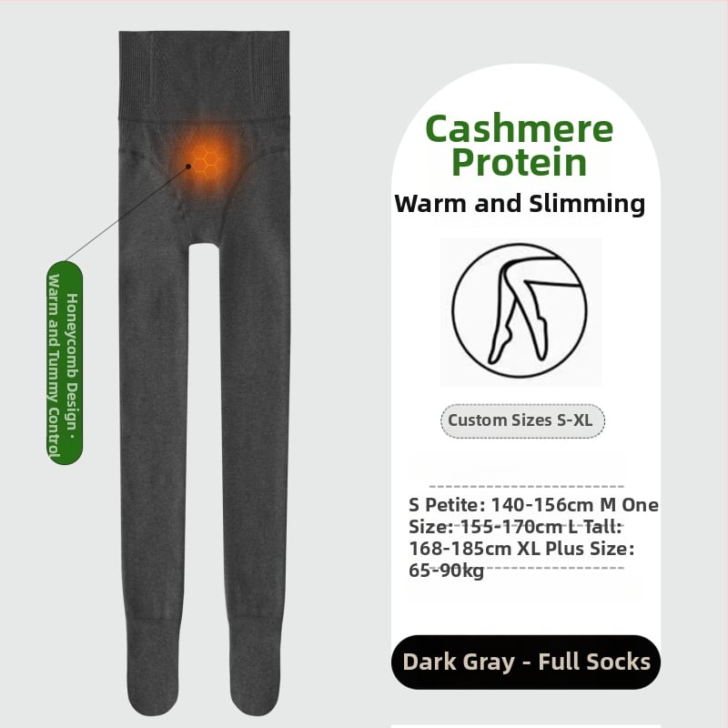 Κολάν γυναικείο με ψηλή μέση και επένδυση φλίς, μακρύ μήκος, σχέδιο ψαριού-κοκαλιά, αντιολισθητικό