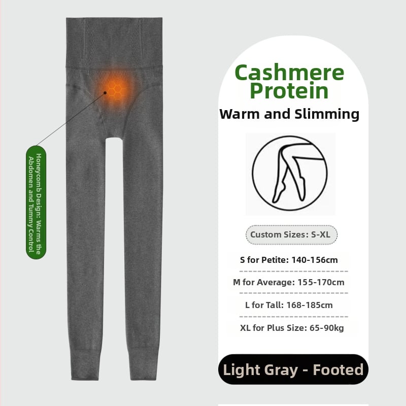 Κολάν γυναικείο με ψηλή μέση και επένδυση φλίς, μακρύ μήκος, σχέδιο ψαριού-κοκαλιά, αντιολισθητικό