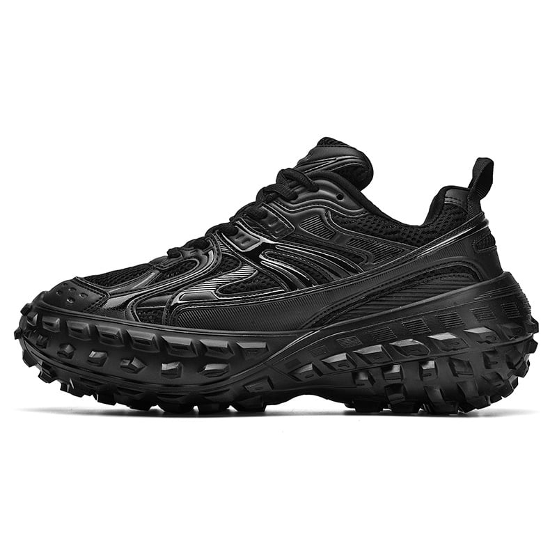 Unisex dad tenisice – povećanje visine, PU gornji dio, prozračna mrežasta podstava, plastična potplat, visina pete 3–5 cm