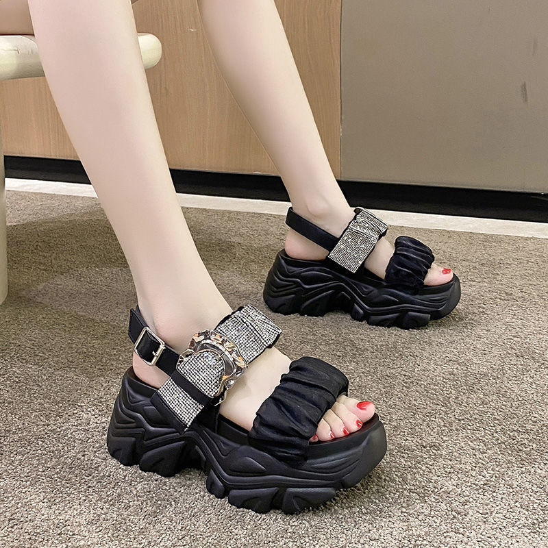 Ženske sportske sandale s PU gornjim dijelom, Peep Toe, koreanski stil, kompozitna đon