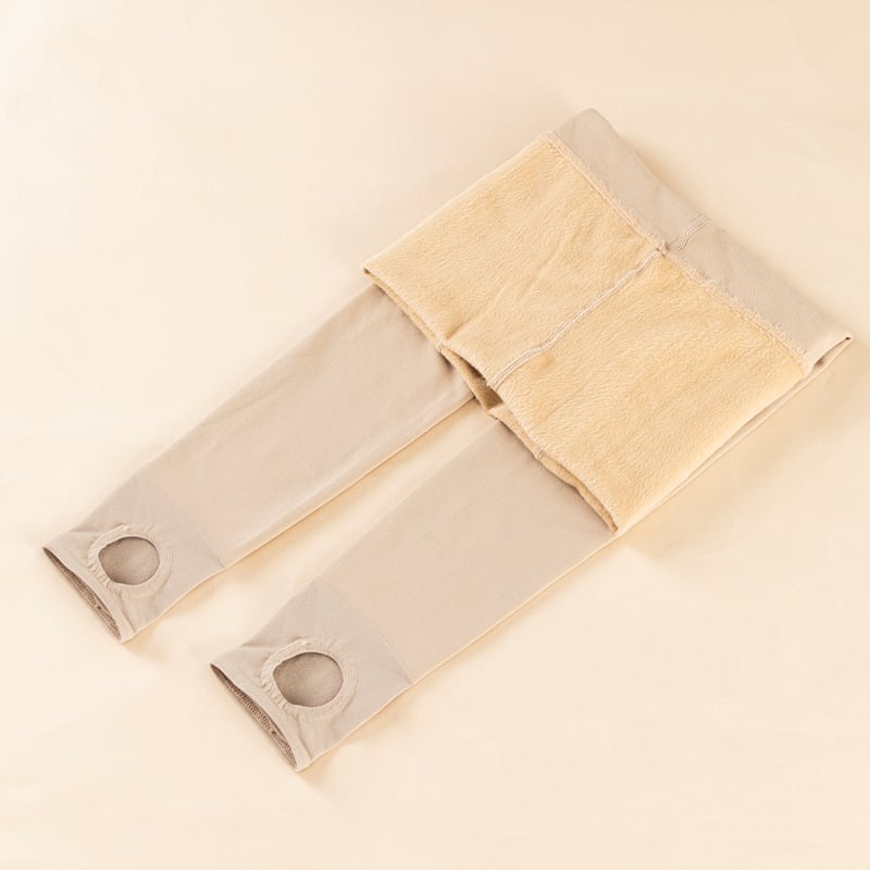 BONAS Νάιλον καλσόν με επένδυση φλίς για γυναίκες, 1800D Denier, παχιά, ανύψωση γοφών και διαμόρφωση, για όλες τις εποχές