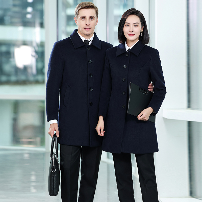 Női középhosszú gyapjú kabát, vast, dupla gombolású, öltöny gallérral, szűk fazon, hosszú ujjak