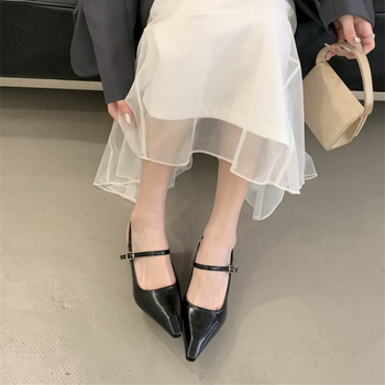 Γυναικείες Πέδιλα Με Περιτυλιγμένο Δάχτυλο – Κομψό Στυλ, Μικροϊνός Επάνω Μέρος, Καουουτσούκ Σόλα, Σφηνοειδές Τακούνι Άνω των 8 εκ