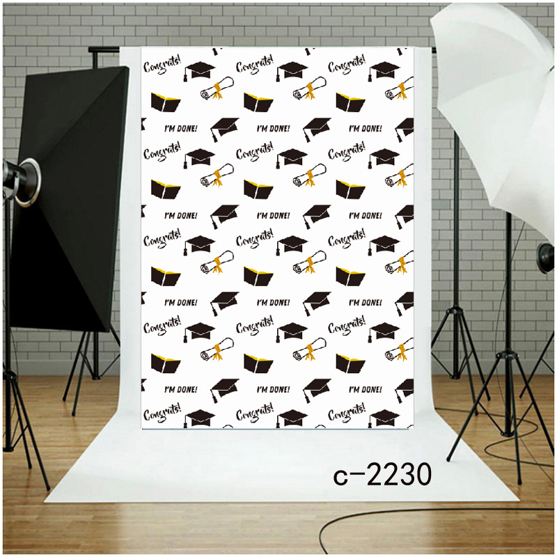 Background Cloth za Graduation Season Party – Mješavina vinila i pamuka; pogodan za fotografiranje proizvoda; težina 0.33 kg; model: Graduation Season Party Background Cloth; licencirana privatna etiketa: Da