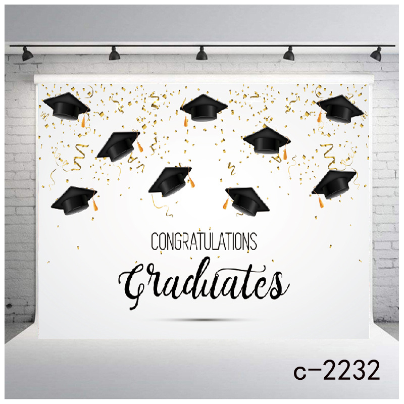 Background Cloth za Graduation Season Party – Mješavina vinila i pamuka; pogodan za fotografiranje proizvoda; težina 0.33 kg; model: Graduation Season Party Background Cloth; licencirana privatna etiketa: Da