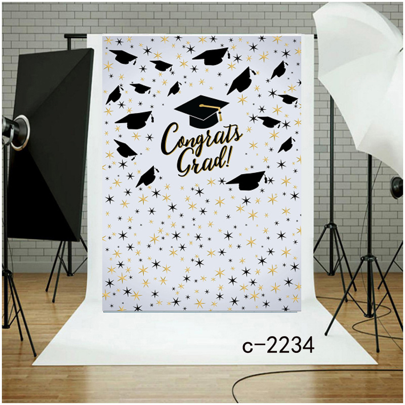 Background Cloth za Graduation Season Party – Mješavina vinila i pamuka; pogodan za fotografiranje proizvoda; težina 0.33 kg; model: Graduation Season Party Background Cloth; licencirana privatna etiketa: Da
