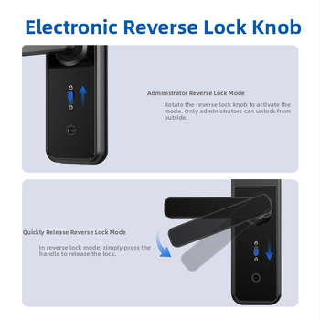 GM1 WiFi okos ujjlenyomat-zár fa ajtókhoz, PIN-kóddal és távoli feloldással