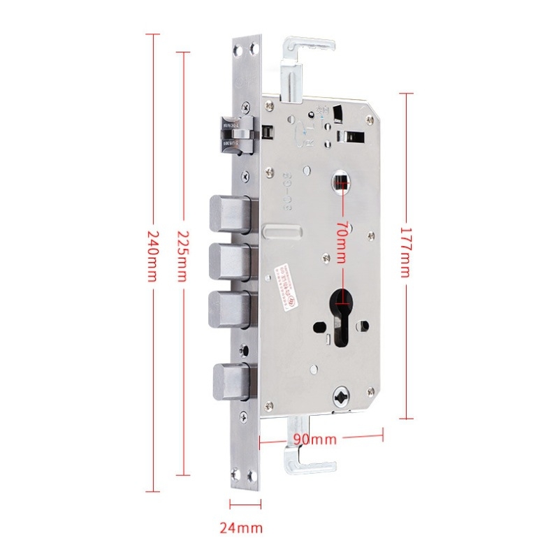 GM1 WiFi okos ujjlenyomat-zár fa ajtókhoz, PIN-kóddal és távoli feloldással