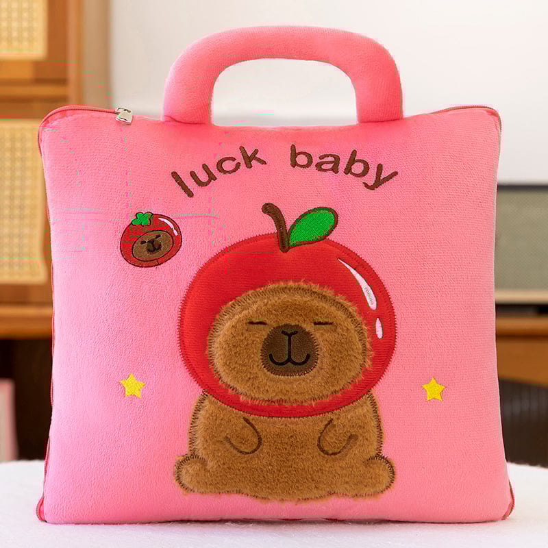 Μαξιλάρι-κουβέρτα σε δύο λειτουργίες, 2-σε-1, μοτίβο κινουμένων σχεδίων, εξωτερικό ύφασμα από συνθετικές ίνες, πολυεστερικό γέμισμα