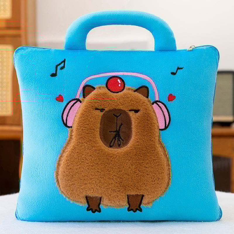 Μαξιλάρι-κουβέρτα σε δύο λειτουργίες, 2-σε-1, μοτίβο κινουμένων σχεδίων, εξωτερικό ύφασμα από συνθετικές ίνες, πολυεστερικό γέμισμα