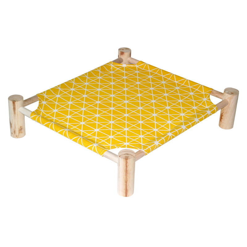 Дървено гнездо за домашни любимци – четирисезонно легло за котки и кучета, свалящо се и миещо се