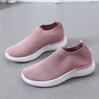 Ženske mrežaste slip-on tenisice, prozračne, lagane, EVA uložak, PVC potplat, okrugli vrh