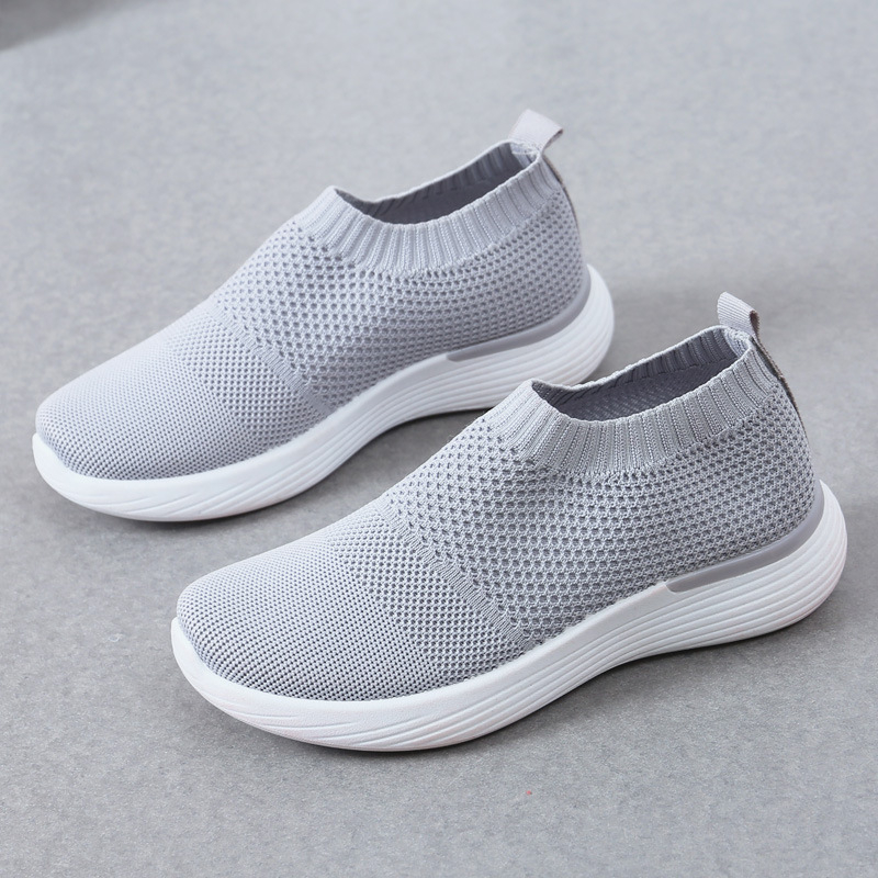 Ženske mrežaste slip-on tenisice, prozračne, lagane, EVA uložak, PVC potplat, okrugli vrh
