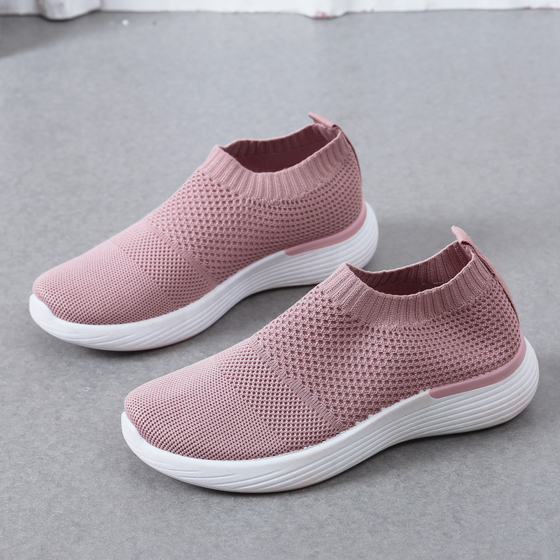 Ženske mrežaste slip-on tenisice, prozračne, lagane, EVA uložak, PVC potplat, okrugli vrh