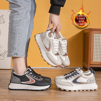 Ženske tenisice u stilu dad shoes, PU gornji dio, PU ulošak, injektirana potplata, vezanje, niski gležanj