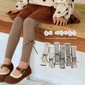 Κολάν για κορίτσια, anti-pilling, ψηλή μέση, μήκος 9/10, βαμβάκι combed, άνοιξη-φθινόπωρο