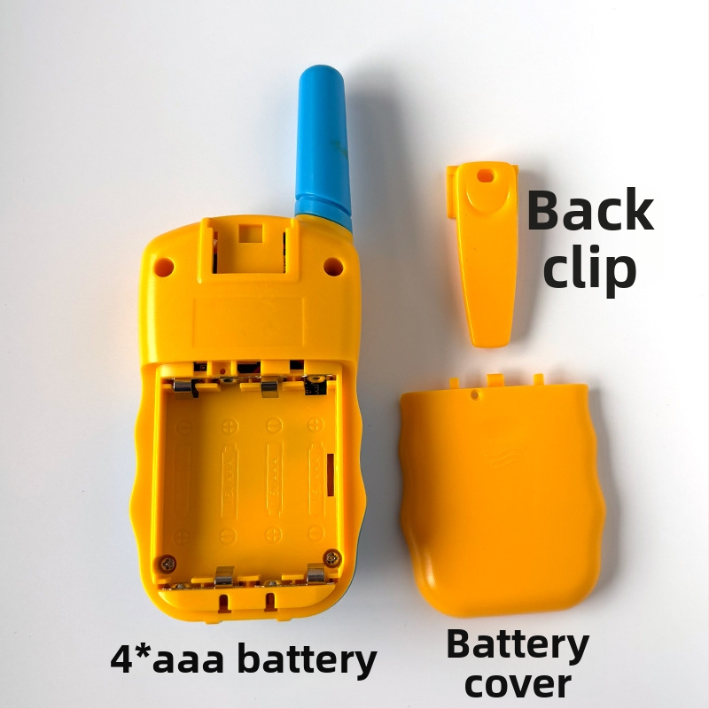 Detské walkie-talkie T-388, 400-470MHz, 0,5W, dosah 1,5–3km, 4× AA batérií, s displejom