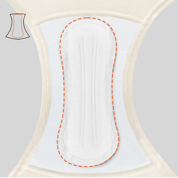 Női lélegző pamut alsónemű, középmagas derék, kötött anyag, 100% pamut az ágyék területén, fő anyag 90–95% pamut