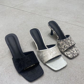 Дамски PU обувки с открит пръст и квадратен нос, PU подплата, каучукова подметка, стил Leisure, марка 111111