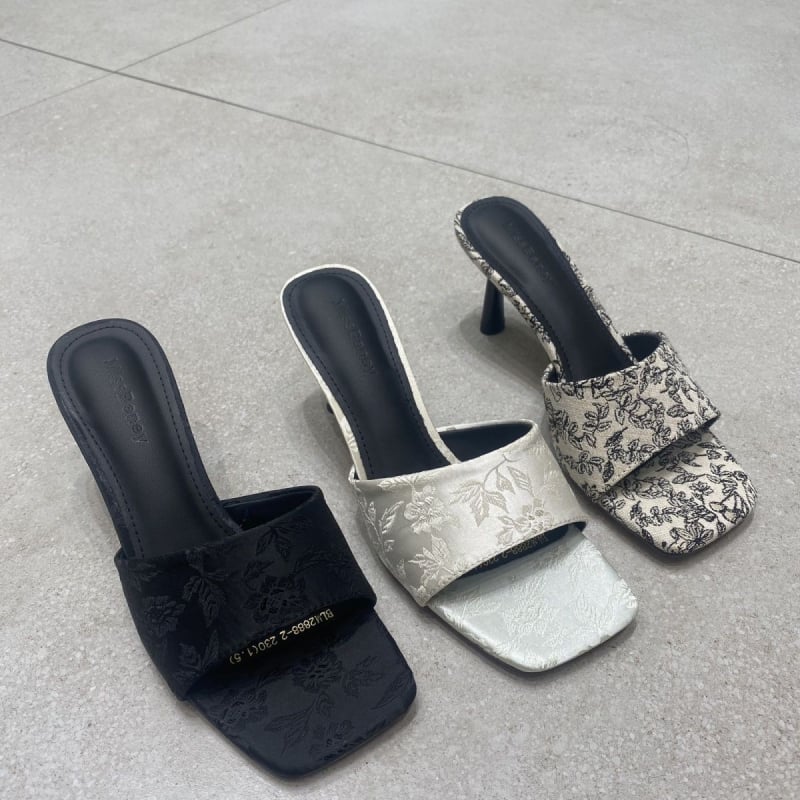 Дамски PU обувки с открит пръст и квадратен нос, PU подплата, каучукова подметка, стил Leisure, марка 111111