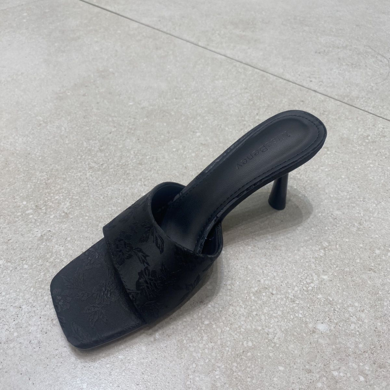 Дамски PU обувки с открит пръст и квадратен нос, PU подплата, каучукова подметка, стил Leisure, марка 111111