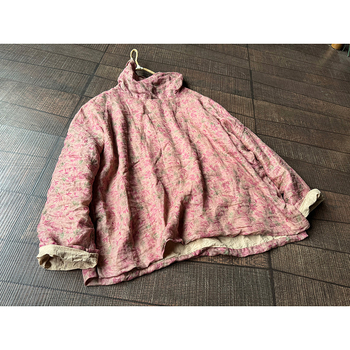 Košeľa z ramie s vysokým golierom a dlhými rukávmi — jeseň 2024, literárne retro čínsky štýl