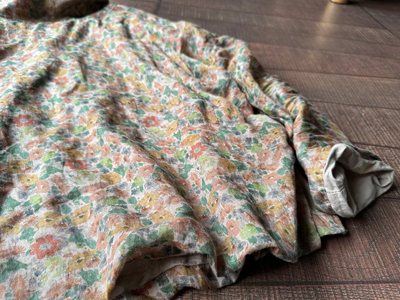 Košeľa z ramie s vysokým golierom a dlhými rukávmi — jeseň 2024, literárne retro čínsky štýl