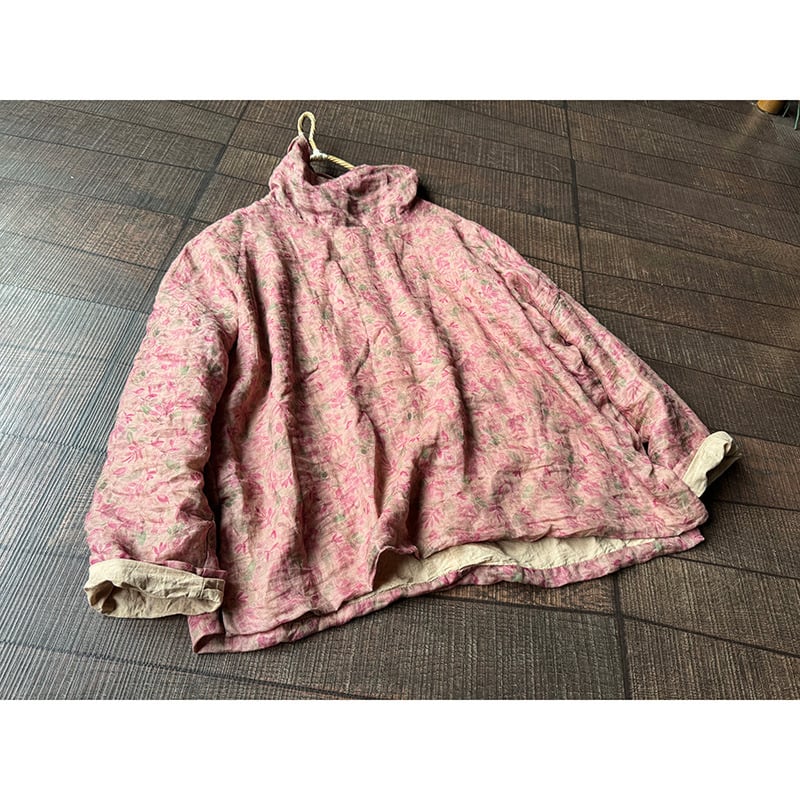 Košeľa z ramie s vysokým golierom a dlhými rukávmi — jeseň 2024, literárne retro čínsky štýl