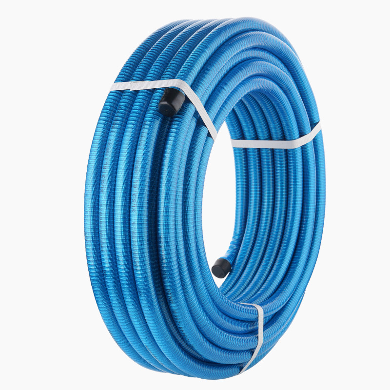 Ανοξείδωτος σωλήνας 304 κυματοειδούς τύπου για ζεστό/κρύο νερό (εγκατάσταση σε σπείρα) — 1.6 MPa, -20…200°C, Lingxuan