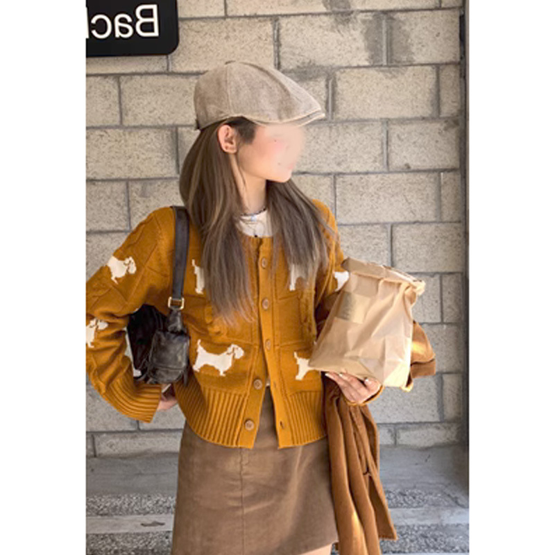Cardigan svijet s uzorkom životinja, materijal: pamuk 70-80% + poliester <30%, okrugli izrez, dugi rukavi, ravni kroj, duljina 50-65 cm