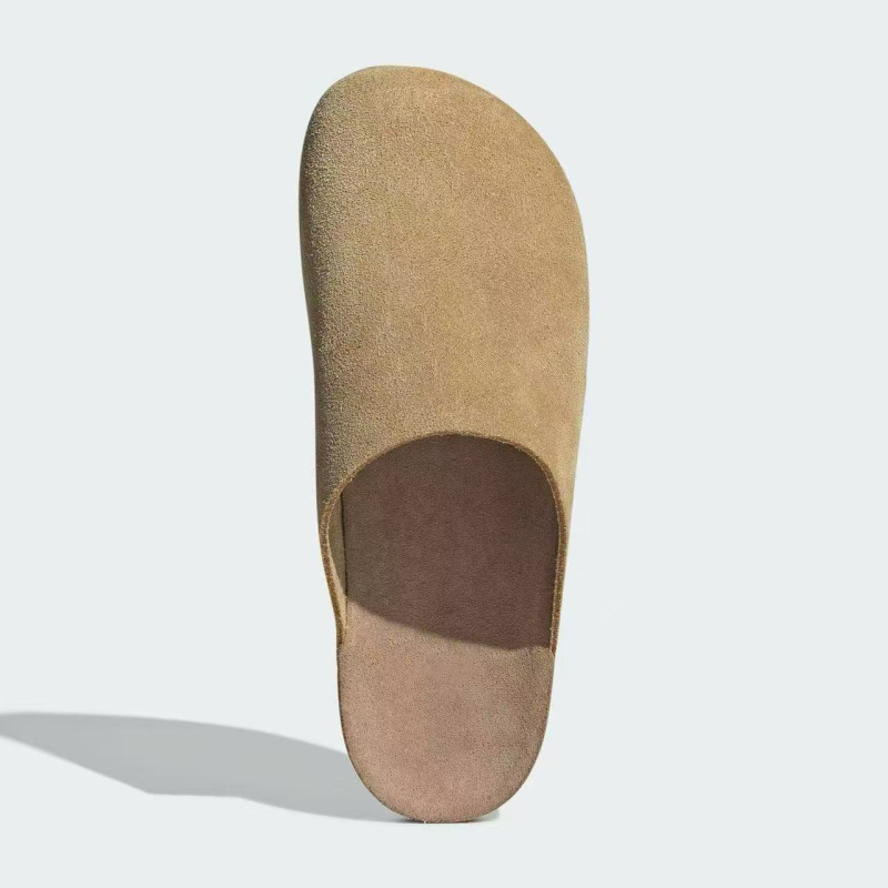 Toe-Cap Slip-On Sandale — Platnene gornji dio, kožna podstava, gumena potplata, dizajn toe-cap, okrugla prst