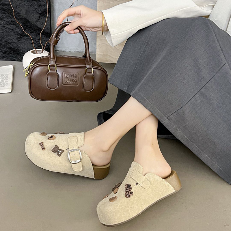 Ženske kožne retro loaferice – Ultra-fiber koža, zatvoren prst, zaobljeni vrh, gumeni potplat, casual stil