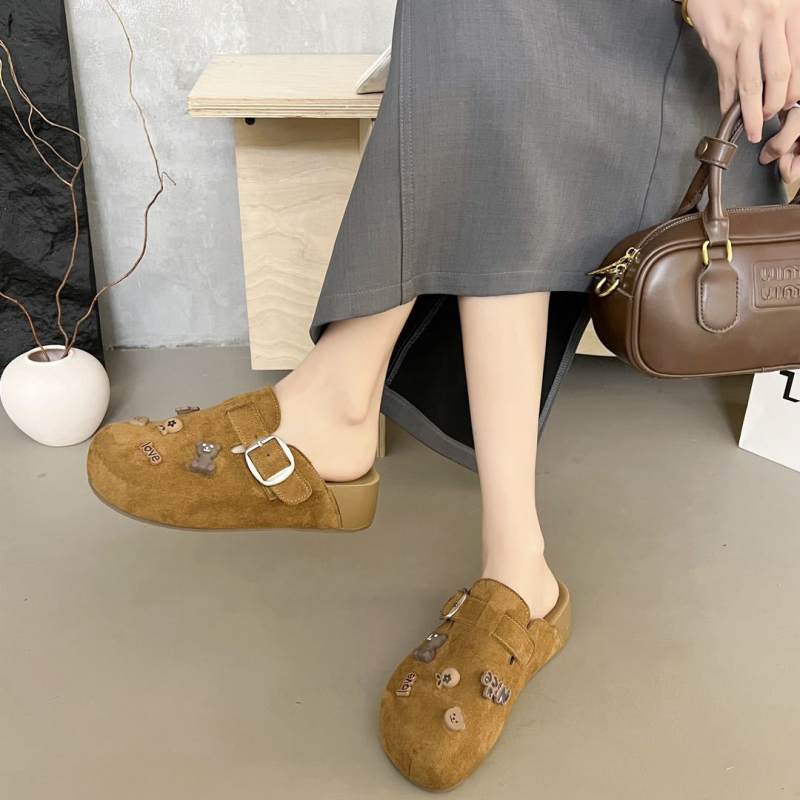 Ženske kožne retro loaferice – Ultra-fiber koža, zatvoren prst, zaobljeni vrh, gumeni potplat, casual stil
