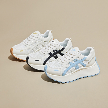 Ženske tenisice stil dad shoes, gornji dio PU+mesh, peta 3–5 cm, kopčanje s prednjim vezivanjem, gumeni đon