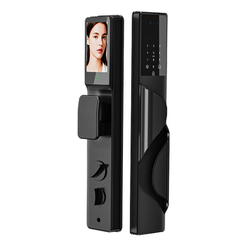 Vízálló okos otthoni elektronikus zár ujjlenyomat-, jelszó- és arcfelismeréssel, távoli hozzáféréssel, modell 8001, Huangpai Muge