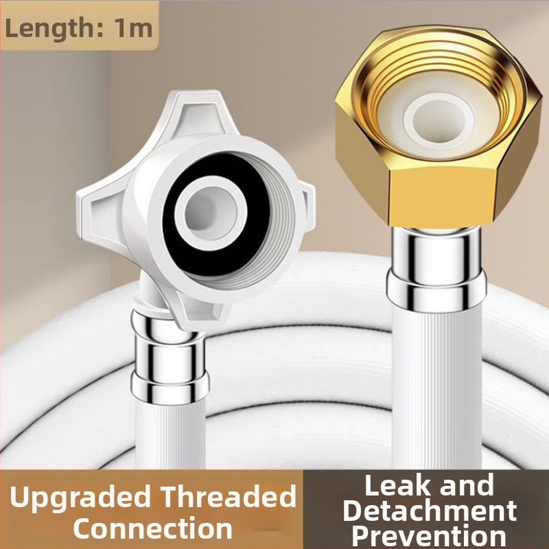 Νέος σωλήνας εισόδου νερού για πλυντήριο ρούχων – ανθεκτικός σε εκρήξεις, παχύ PVC, σύνδεσμος από ανοξείδωτο ατσάλι, περιστρεφόμενη εγκατάσταση, μοντέλο Xyj077, μάρκα SY