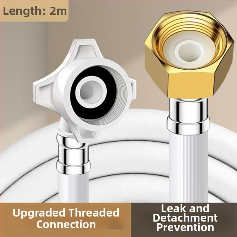 Νέος σωλήνας εισόδου νερού για πλυντήριο ρούχων – ανθεκτικός σε εκρήξεις, παχύ PVC, σύνδεσμος από ανοξείδωτο ατσάλι, περιστρεφόμενη εγκατάσταση, μοντέλο Xyj077, μάρκα SY