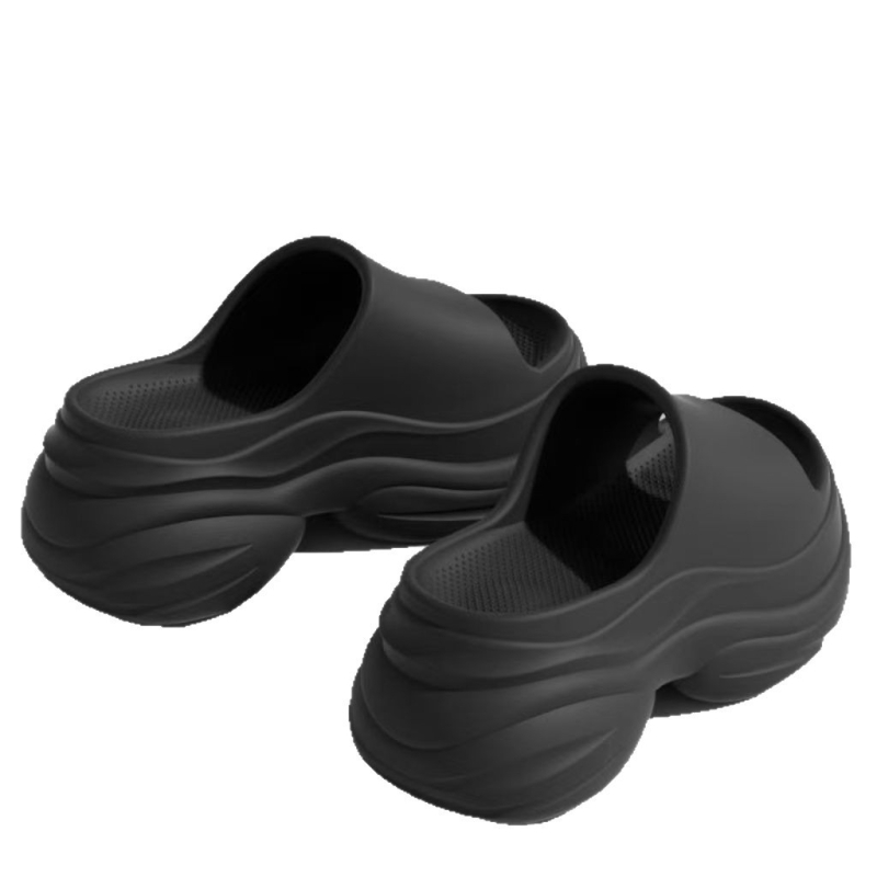 Ženske EVA papuče, Slip-On, 7 cm debeli đon, EVA gornji dio/ unutrašnjost/ potplat, kućne papuče za ljeto 2025